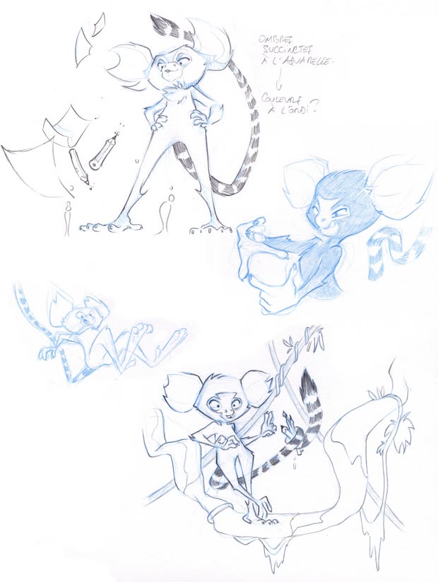 Croquis BD Romain Garouste